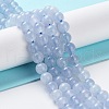 Dyed Natural Malaysia Jade Beads Strands G-G021-02A-07-1
