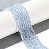 Natural Aquamarine Beads Strands X-G-N342-31-2