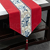 Ethnic Style Embroidery Rhombus Polyester Ribbon OCOR-WH0078-237-1-5