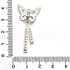 Brass Micro Pave Cubic Zirconia Pendants KK-V008-26P-3