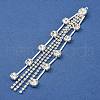Brass Rhinestone Pendants KK-I715-07S-01-2