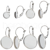 Beebeecraft 304 Stainless Steel Hoop Earring Findings STAS-BBC0003-59P-1