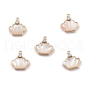 Natural Freshwater Shell Crown Charms BSHE-E028-08KCG-1