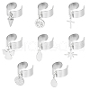 304 Stainless Steel Open Cuff Rings RJEW-UN00017-1