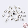 925 Sterling Silver Cord Ends STER-F036-21S-1.5mm-3