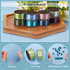 Nylon Beading Thread NWIR-WH0005-10U-4