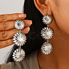 Alloy Dangle Stud Earrings WGD5E9B-04-1