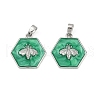 Brass Pendants KK-C093-04P-1