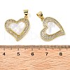 Brass Pendants KK-H002-12B-G-RS-3