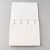 4 Pages Felt Shoe Charms Collection Binder Book ODIS-WH0030-49B-2