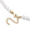 Shell Pearl Necklaces NJEW-JN04862-5