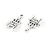Tibetan Style Alloy Pendant TIBE-M001-01AS-2