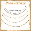 Brass Hat Chains AJEW-GO00027-2