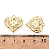 Brass Micro Pave Cubic Zirconia Pendants KK-N265-33G-3