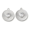 Real Platinum Plated Brass Pendants KK-F862-02P-01-1