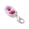 Acrylic & Synthetic Turquoise Pendant Decorations HJEW-JM03048-04-5