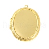 Rack Plating Brass Locket Pendants KK-K277-09G-1