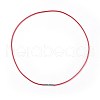 Waxed Polyester Cord Necklace Making MAK-I011-05-C-02-1