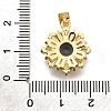 Brass Micro Pave Cubic Zirconia Pendants KK-K401-34G-02-3