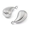 Anti-Tarnish 304 Stainless Steel Pendants STAS-L216-50P-2