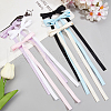 CRASPIRE Big Bowknot Polyester Alligator Hair Clips AJEW-CP0008-39D-4