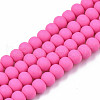 Handmade Polymer Clay Beads Strands X-CLAY-N008-053-03-1