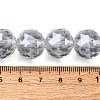 Transparent Electroplate Glass Beads Strands EGLA-N002-34F-F03-2