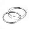 Tarnish Resistant 304 Stainless Steel Huggie Hoop Earrings X-EJEW-L205-02A-P-2