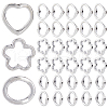 SOFPLATE 120Pcs 3 Styles Tibetan Style Alloy Bead Frames TIBE-SP0001-13-1