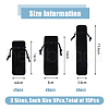 SUPERFINDINGS 15Pcs 3 Styles Rectangle Velvet Lipstick Storage Drawstring Bags ABAG-FH0001-07-8