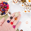   80pcs 8 colors Glass European Beads GLAA-PH0003-04-5