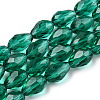 Glass Beads Strands GLAA-R024-11x8mm-16-1