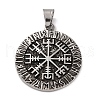 304 Stainless Steel Pendants STAS-U021-01AS-1