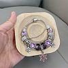 Snowflake Alloy European Beads Charm Bracelets FS-WG690AF-01-1