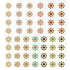 Cheriswelry 260Pcs 13 Style CCB Plastic with Rhinestones Cabochons FIND-CW0001-10-11