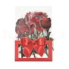 20Pcs Vintage Flower PET Self-Adhesive Stickers DIY-M077-01B-2