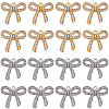 SUNNYCLUE 24Pcs 2 Colors Alloy Rhinestone Pendants ALRI-SC0001-46-1