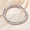 304 Stainless Steel Plain Bangles for Women BJEW-K271-01P-1