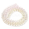 Transparent Painted Glass Beads Strands X1-DGLA-A034-T6mm-A25-5