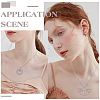 SUNNYCLUE 12Pcs 304 Stainless Steel Round Snake Chain Necklaces Set NJEW-SC0001-11-5