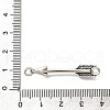 Tibetan Style Alloy Connector Charms PALLOY-D291-32AS-3