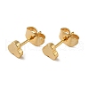 Brass Earrings EJEW-O003-01B-G-1