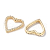 Brass Micro Pave Cubic Zirconia Charms KK-F867-19G-2