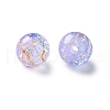 Transparent Crackle Acrylic Beads DACR-D300-01H-10mm-2