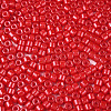 Opaque Baking Paint Glass Seed Beads SEED-T008-02K-3