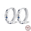 925 Sterling Silver Hoop Earrings WR7207-1-1