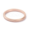 2mm Matte Plain Dome Finger Ring for Girl Women RJEW-C012-01E-RG-1