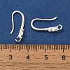 Rack Plating Brass Micro Pave Clear Cubic Zirconia Earring Hooks KK-A231-04S-3