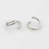 304 Stainless Steel Open Jump Rings STAS-N015-03-6x1mm-1