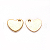 Ion Plating(IP) 304 Stainless Steel Stamping Blank Tag Charms X-STAS-M238-01-1